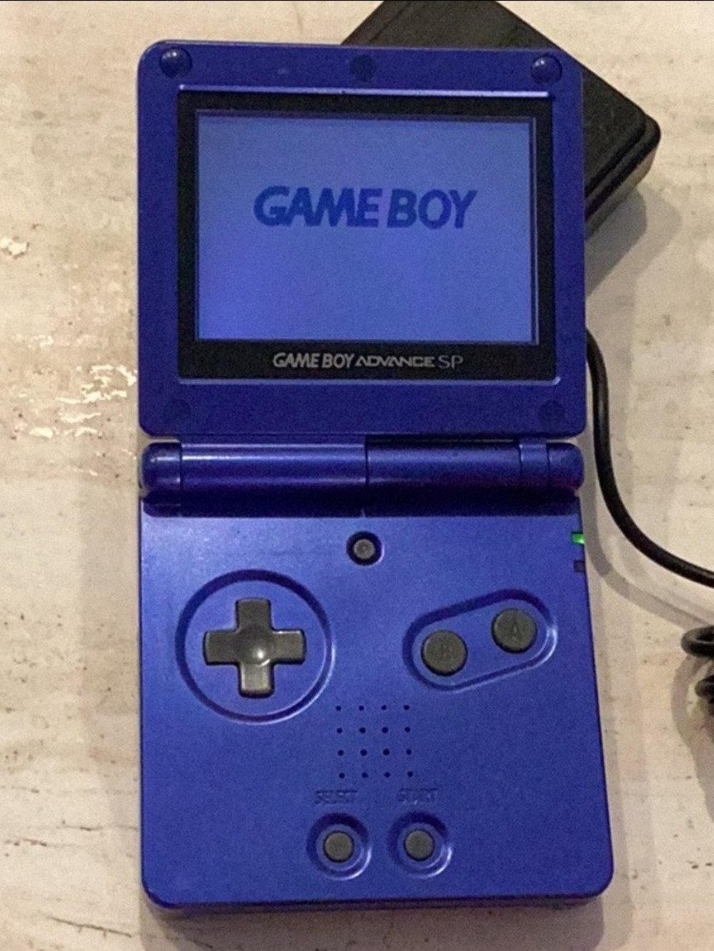 Nintendo Game Boy Advance SP Console  ASG-001 GBA Game Boy Cobalt Blue Working